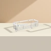 The silver metal multi-layer storage rack for the living room and bedroom is simple, modern, load-bearing and durable details Picture